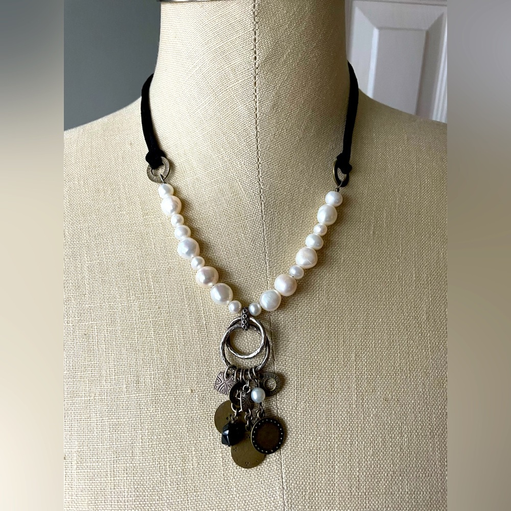 Brass coin necklace